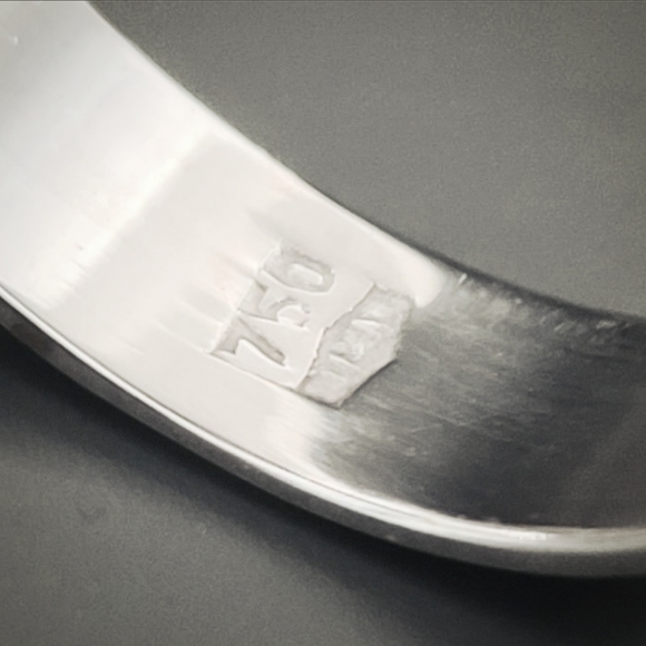 18k ring, wedding ring. - Picture 3 of 7